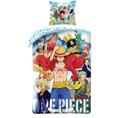 Afbeelding van One Piece Luffy en zijn Crew I Microvezel Beddengoed Set (200x140cm + 63x63cm)