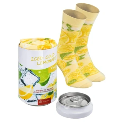 Afbeelding van Rainbow Socks IJssokken voor dames en heren Grappige sokken koude limonade Een cadeau fans van zoete dranken in blik 1 paar, veelkleurig,, Meerkleurig