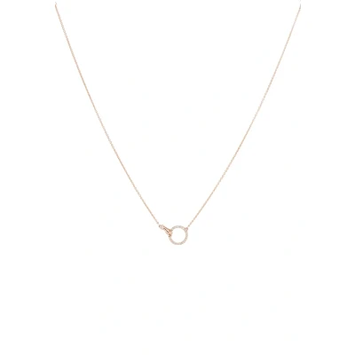 Afbeelding van Swarovski Symbol Necklace HAND Ketting Rose goldcoloured, Dames, Maat: One Size, gold coloured