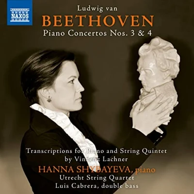 Afbeelding van Hanna Shybayeva Utrecht String Quartet Luis Ca Piano Concertos 3 4 (Arr For And Quar (CD)