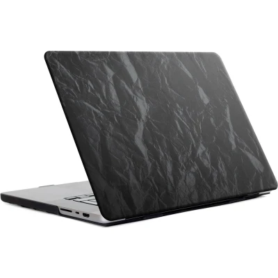 Afbeelding van Selencia Laptop Cover Geschikt voor MacBook Air 13 inch (2024) M3 chip / (2022) A2681 A3113 Fluwelen Zwart