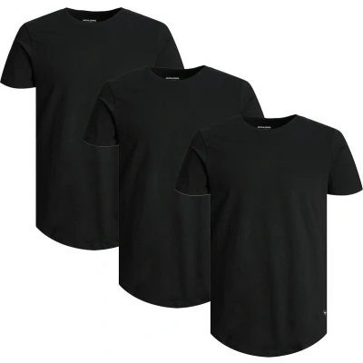 Afbeelding van Jack &amp; Jones 3 PACK Tshirt basic, Heren, Maat: Medium, Schwarz