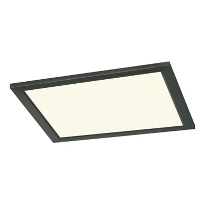 Afbeelding van Trio leuchten LED Plafondlamp Plafondverlichting 15W Warm Wit 3000K Dimbaar Vierkant Zwart Aluminium