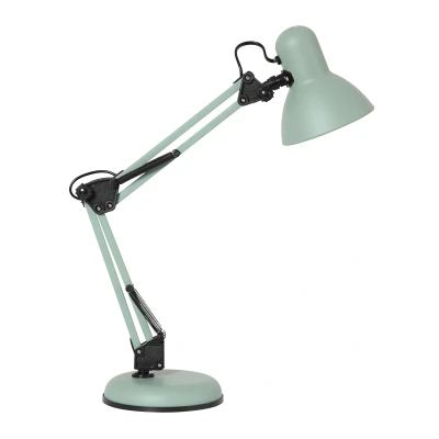 Afbeelding van Mexlite tafellamp Study groen metaal 15 cm E27 fitting 3456G