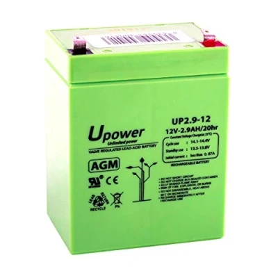 Afbeelding van AGM loodaccu 2,9 Ah 12 V Faston 4,8 mm