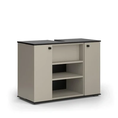 Afbeelding van Vicco Joli Wastafelonderbouw 80 x 59 cm met 2 deuren Grijs