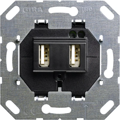 Afbeelding van Gira usb voedingsunit 2 voudig basiselement