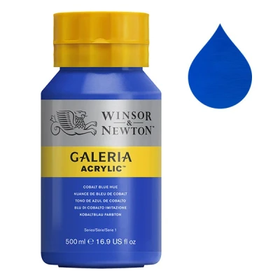 Image de Winsor &amp; NewtonGaleria peinture acrylique (500 ml) 179 nuance bleu de cobalt
