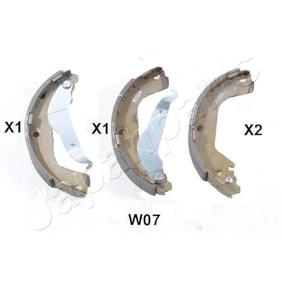 Afbeelding van Remschoenset JAPANPARTS GF W07AF