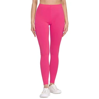 Afbeelding van Bellivalini BLV BLV50 147 LE Dames Leggings Sport Vrijetijdsbroek Lang Viscose Sporbroek Yogabroek Roze XL