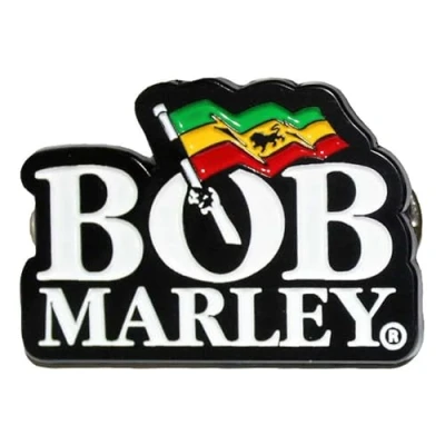 Afbeelding van Bob Marley Logo Pin