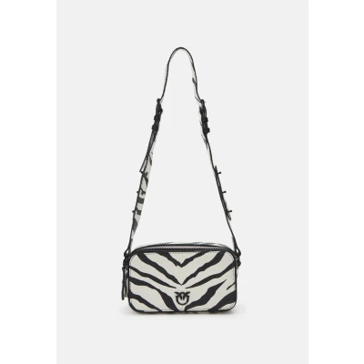Afbeelding van Pinko Camera CASE Schoudertas, Dames, Maat: One Size, Bianco/nero
