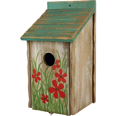 Afbeelding van Trixie nestkastje beschilderd hout 15x14x28 cm gat 3,3