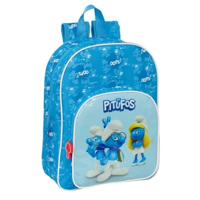 Afbeelding van Schoolrugzak Los Pitufos Blauw 26 x 34 11 cm