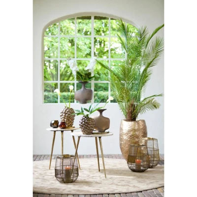 Afbeelding van Light &amp; Living Ronde Bijzettafel Zeca Marmer Set van 2 stuks