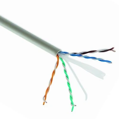 Afbeelding van UTP Cat6 Lan kabel, stug, 305 meter