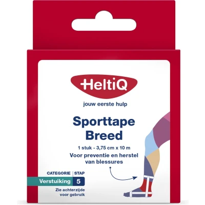 Afbeelding van HeltiQ Sporttape Breed 10 m x 3,75 cm