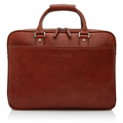 Afbeelding van Castelijn &amp; Beerens Verona Business Laptoptas 15.6&quot; licht bruin2