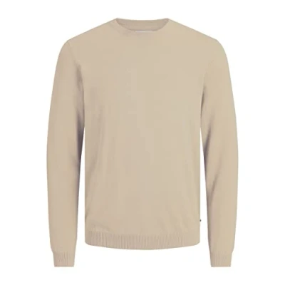 Afbeelding van JACK &amp; JONES Klassieke gebreide herentrui, Beige (Crockery)