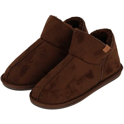 Afbeelding van Apollo Pantoffels Heren Boots Suede Brown 45/46