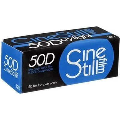 Afbeelding van Cinestill 50D 120 filmrol voor analoge fotografie Middenformaat daylight film