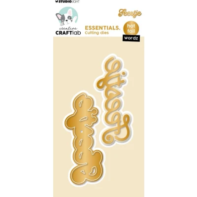 Afbeelding van Hot Foil Cutting Die Wordz Essentials nr.1