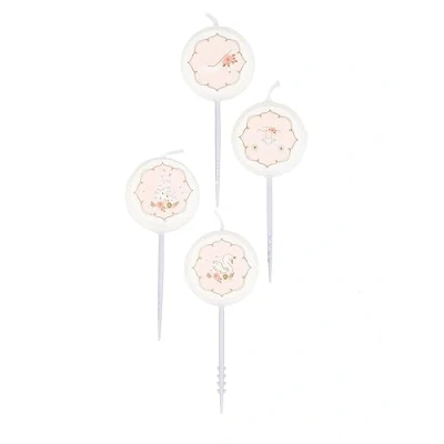 Afbeelding van Amscan Verjaardagskaarsjes Princess For A Day 7 Cm 4 Stuks