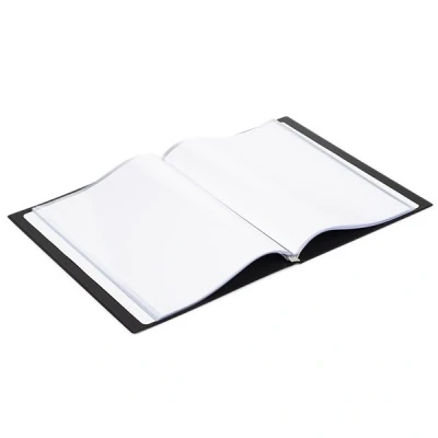 Image de rillstab Dossier de présentation A4 30 pochettes Noir