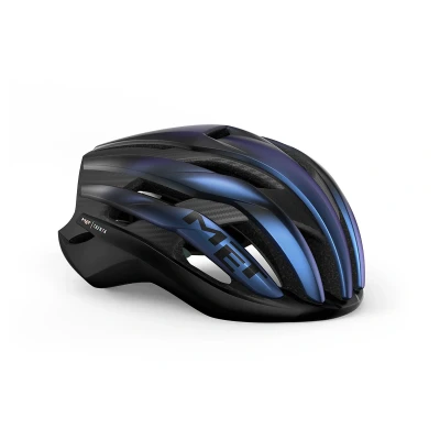 Afbeelding van Fietshelm Met Trenta 3k Carbon Mips Iridescent maat L Blauw