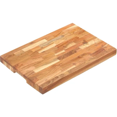 Afbeelding van vidaXL Hakblok 50x35x4 cm massief acaciahout