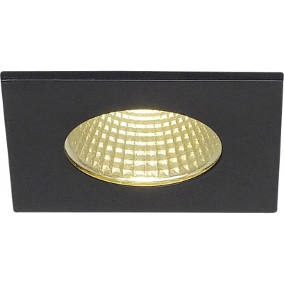Afbeelding van SLV 114430 Patta I LED inbouwlamp vast ingebouwd 12 W Zwart (mat)