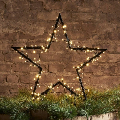Afbeelding van LED sfeerlamp Spiky met aardspies, 60 cm