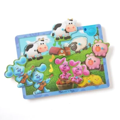 Afbeelding van Blues Clues &amp; You Wooden Musical Farm Sound Puzzle 6 Pieces