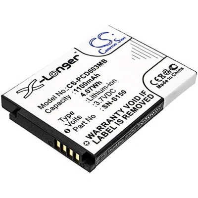Afbeelding van TECHTEK Batteries 1100mAh compatible avec [Philips] SCD 603/00, 603H, SCD603, SCD603/10, SCD603/20 remplace 20600002300, 996510061843, N S150, SN S150