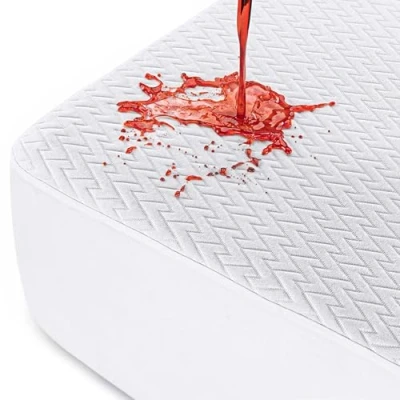Afbeelding van Utopia Bedding Matrasbeschermer, 90 x 200 30 cm, waterdicht, matrasbeschermer van hoogwaardige bamboe viscose, elastiek rondom, ademende matrastopper.