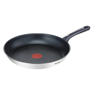 Afbeelding van DAILYCOOK koekenpan, 26 cm, roestvrij staal, geschikt voor alle warmtebronnen, ook inductie