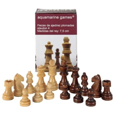 Afbeelding van Aquamarine Games Stauton 4 CP002 schaakonderdelenset
