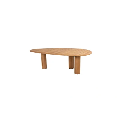Afbeelding van 4so Taste Corsica dining tafel teak dia. 160 cm