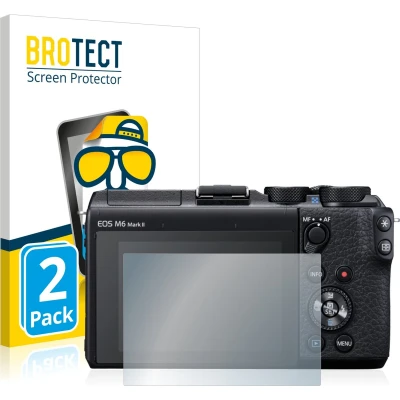 Afbeelding van BROTECT Screenprotector voor Canon EOS M6 Mark II Folie Beschermfolie matte (2 Stuks)