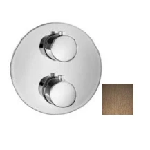 Afbeelding van SB Universale Round Inbouw thermostaatkraan met 2 uitgangen PVD koper 1208955166