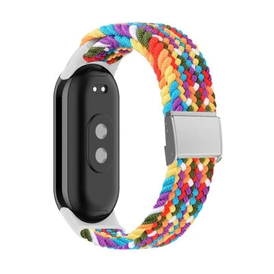 Afbeelding van Braided nylon bandje Multicolor Xiaomi Smart band 8