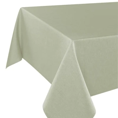 Afbeelding van Wien Home Modern tafelkleed met vlekbescherming voor het hele jaar groen 140 x 280 cm