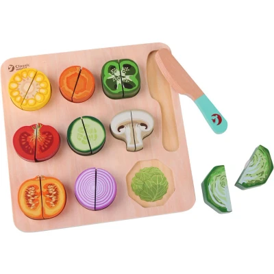 Afbeelding van Classic World Houten Snijgroente, 20dlg.