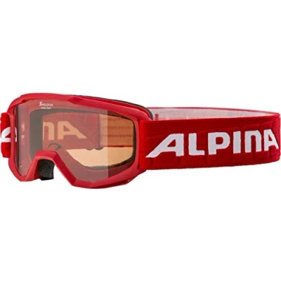 Afbeelding van ALPINA PINEY Skibril, uniseks, rood, één maat