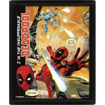 Afbeelding van Deadpool Attack 3D Lenticular Poster 28,7 x 23,5cm