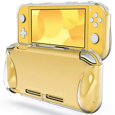 Image de JETech Coque pour Nintendo Switch Lite 2019, Housse de Poignée avec Absorption des Chocs et Design Anti Rayures (HD Clair)