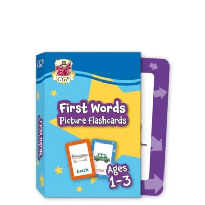 Afbeelding van CGP Preschool Activity Books and Cards First Words Picture Flashcards for Ages 1 3
