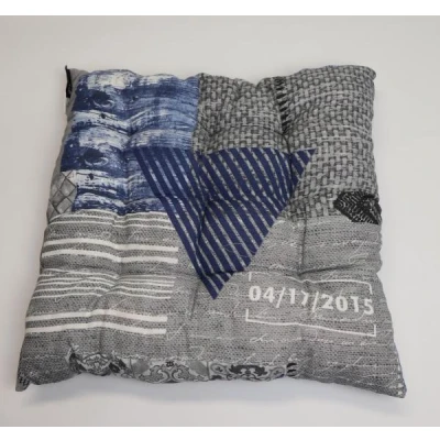 Afbeelding van Madison Toscane zitkussen 46x46 cm Kell blue