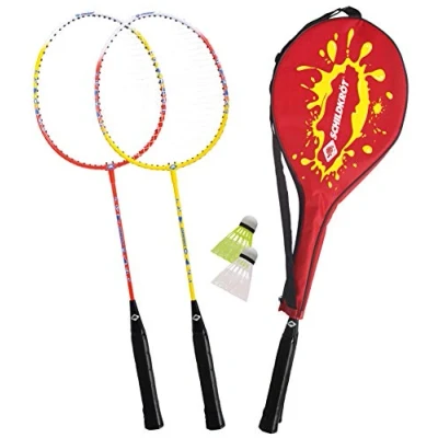 Afbeelding van Schildkröt Badmintonset voor 2 spelers, rackets, stuurwielen, in 3/4 hoes, 970908