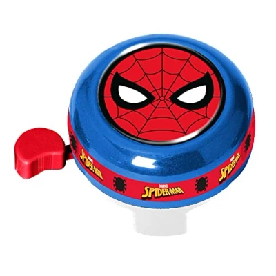 Afbeelding van Spider Man Fietsbel 60 mm Blauw/Rood